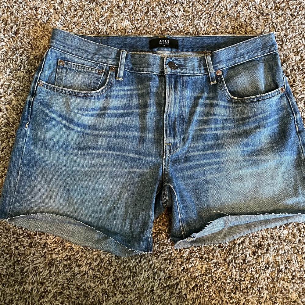 Womens Able denim shorts
